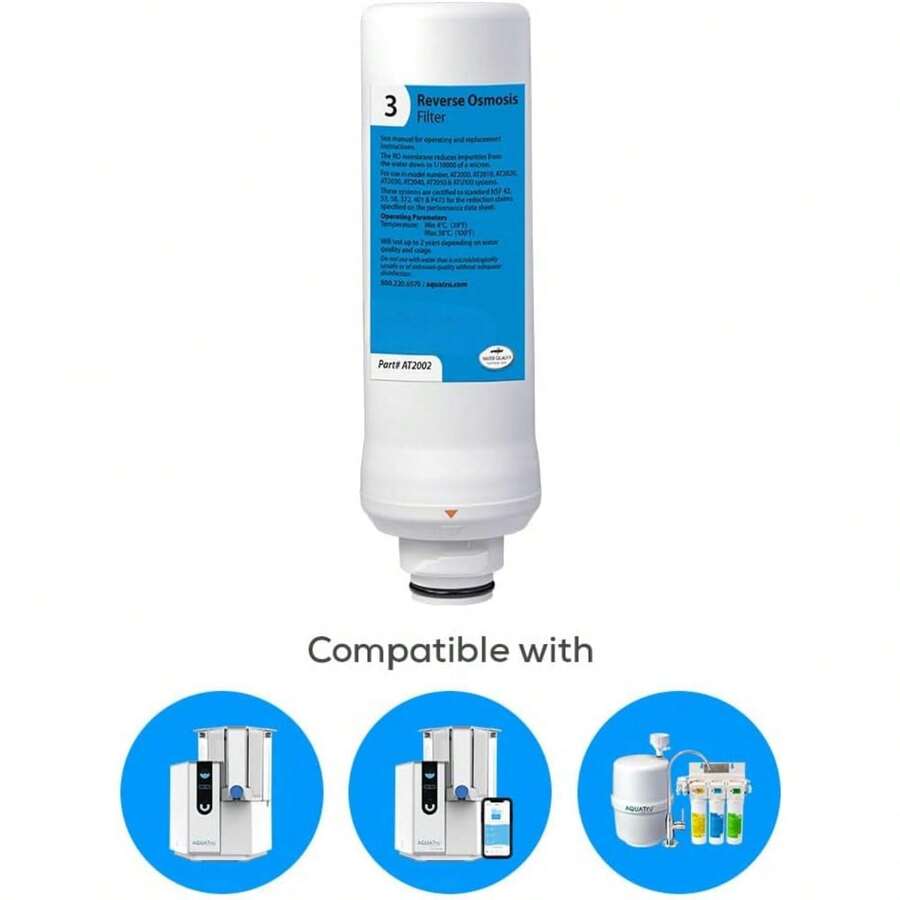 Replacement Reverse Osmosis Filter (Stage 3) For Countertop Reverse