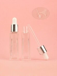 2件|3件|5件|10件|20件|30件透明方形10毫升化妆水/精油滴管瓶，便携式迷你样品香水精华水精华空玻璃小瓶 - 彩色 - 查看 16