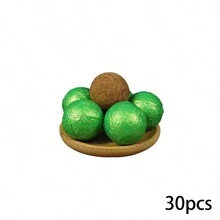 30 stuks kruidenvoetbadballen met bijvoet, Sichuanpeper, oude gember en rode bloemen - snel oplossend, verwarmend voor voetspa in de winter, voetverzorging, bevordert zweet, gezonde regulatie, elk 25 mm diameter