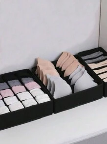 1 szt. Pudełko do przechowywania bielizny z wieloma kratkami Dekoracje jesienne Dekoracje festiwalowe Dekoracje pokoju Dekoracje domowe Dekoracje jesienne Dekoracje sypialni