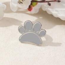 1 件迷你指甲油调色板，带可爱圆圈/足迹设计，混合颜色 UV 凝胶绘画调色板美甲工具 - 彩色 - 查看 10