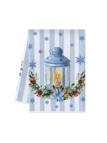 1 件装圣诞厨房洗碗巾，带圣诞树和汽车装饰，洗碗巾，浴室手巾，圣诞厨房和客厅装饰毛巾 15.75 * 23.62 英寸 - 1 Pcs - 查看 12