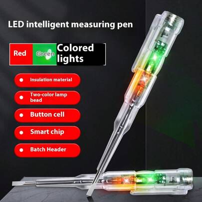 Multi-Function Intelligent Induction Testing Electric Pen Screwdriver With High Bright Color Light For Testing Broken Wire, Tools For Men