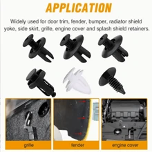 725 piezas/Caja Grapas de plástico de repuesto para automóviles para paneles de puertas, parachoques y caja de almacenamiento con remaches de expansión