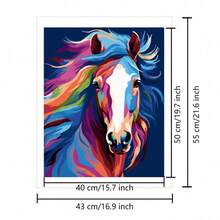 1pc Paint By Numbers Kit For Adults Beginner On Canvas, Adults' Paint-By-Number Kits, Adult Paint By Number Kits, Painting Kits For Adults, Number Painting For Adults, Hobbies For Women, Painting By Numbers For Adults, Birthday, Thanksgiving, Christmas Gifts For Mom, Grandma, Neighbors, Friends, Home Decor Set(Frameless)