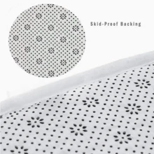 1 块圣诞设计地毯，现代彩色矩形，吸水防滑，适合厨房 - 多色 - 查看 11