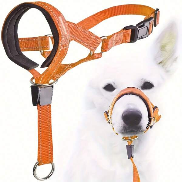 Dog Muzzle Anti-Bite Mask, Prevent From Eating, For Small/Medium/Large Dogs, Golden Retriever, Pets Training, Silencing Mask
