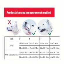 Dog Muzzle Anti-Bite Mask, Prevent Messy Eating For Small, Medium, Large Dogs, Golden Retrievers, Pet Training Muzzle Cover