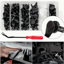 725 piezas/Caja Grapas de plástico de repuesto para automóviles para paneles de puertas, parachoques y caja de almacenamiento con remaches de expansión