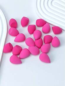 Bộ 5/10/30/50 miếng mút trang điểm, mút trang điểm mini, bông phấn trang điểm, mút trang điểm chuyên nghiệp, bông trang điểm dạng ngón tay, mút che khuyết điểm siêu mềm, dụng cụ trang điểm mặt (cho kem nền, phấn phủ, kem dưỡng da) - Đỏ - Xem 6