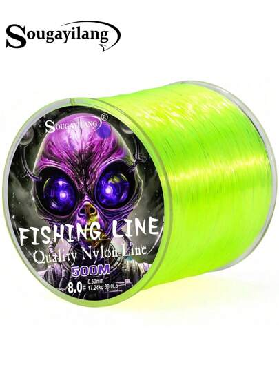 SOUGAYILANG 新款100米-500米高品质尼龙鱼线 直径：0.14毫米-0.50毫米 7磅-38磅 低吸水率 高耐磨性 适用于鲤鱼线