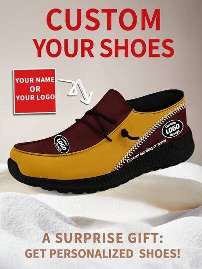 1 Pair Washington Baseball Name Custom Loafer Shoes, Personalized Name Loafer Shoes, Custom Name Thick Sole Loafers Of E-TPU, Personalized Loafer Shoes, Name Loafers, Personalized Loafer Shoes For Women And Men, Unique Loafer Shoes