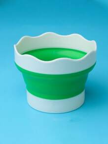 1 chiếc giá đựng cọ nghệ thuật bằng silicon có thể gập lại và xô rửa, để vệ sinh và rửa sạch cọ vẽ, nhỏ gọn và di động - Nhiều màu - Xem 12