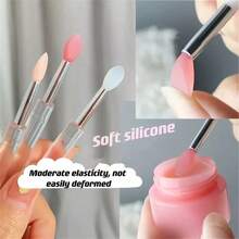 Cọ Môi Silicon Mềm, Cọ Môi, Cọ Phấn Mắt, Và Cọ Chống Bụi - Nhiều màu - Xem 6