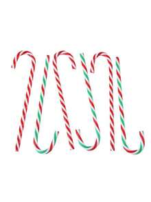 6 chiếc gậy Acrylic trang trí Giáng sinh, Mặt dây chuyền kẹo que màu Acrylic, Đồ trang trí cây thông Noel, Dùng để trang trí cây thông Noel, Trang trí tiệc - Nhiều màu - Xem 4