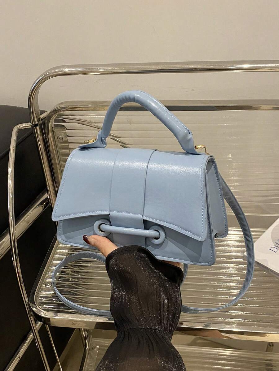 1pc Fashionable Casual Single Compartment Drawstring Bag With