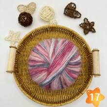 Large Clouds, A Ball Of 100 Grams, Length 350 Meters, Gradient Wool Mohai, Rainbow Segment Dyed Medium Thick Thread, DIY Hand-Woven Wool, Hook Scarf, Clothes And Hats