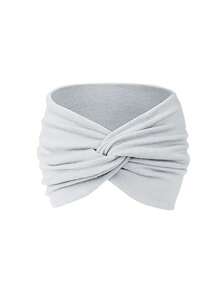 1/6 Confezioni di fasce per capelli turbante per donne, fasce vintage larghe per capelli annodate, accessori carini per capelli, turbante, fascia antisudore, fascia per capelli - Multicolore - Visualizzare 15