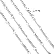 1 m Chaîne de bijoux style Ins en acier inoxydable 304 plaqué or 18 carats. Accessoires de bijouterie DIY pour bracelets et colliers