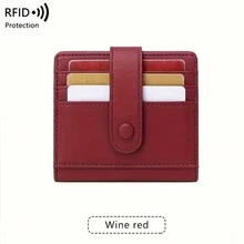 Small Anti-Theft Multi- - Accessories - Lightweight Compact Secure And Stylish Bag For Daily Use Wallet For Cards Card Holder Gifts For Women Mini Wallet Card Wallet Rfid Wallet - Multicolor - View 9