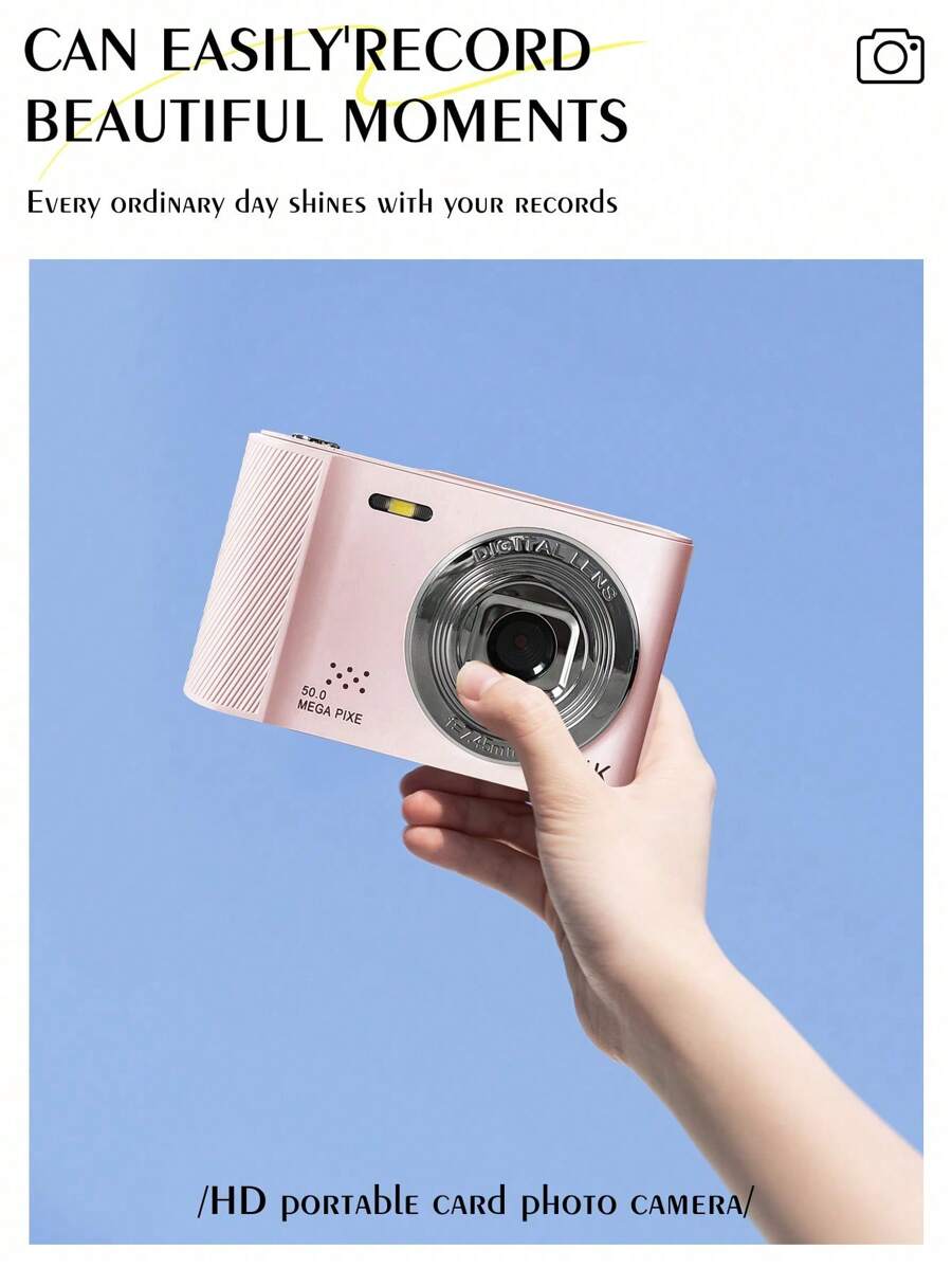 4K Digital Camera, High Pixel, High Definition, SelfPortrait