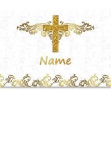 1pc Customized First Background With Name, Golden Cross And Angels, Photography Backdrop For Party, Baptism, And Gift Giving High-Quality,Stylish Custom,Personalized,Unique Ideal Gifts For Her Boyfriend,Girlfriend,Daughter,Son,Family,Friends For Valentine's Day,For Anniversaries,For Weddings,For Birthdays Living Room,Home