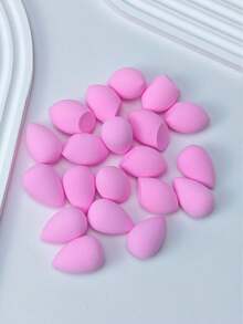 5/10/30/50 件化妆海绵套装、迷你化妆海绵、专业化妆海绵、手指化妆海绵、超柔软遮瑕海绵、面部化妆工具（用于粉底、粉饼、乳液） - 粉色 - 查看 4