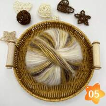 Large Clouds, A Ball Of 100 Grams, Length 350 Meters, Gradient Wool Mohai, Rainbow Segment Dyed Medium Thick Thread, DIY Hand-Woven Wool, Hook Scarf, Clothes And Hats