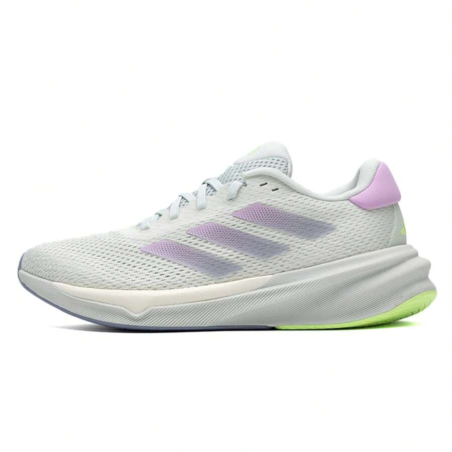 Adidas Giày chạy bộ thường ngày thoáng khí bằng lưới dành cho nữ - xám - Xem 1