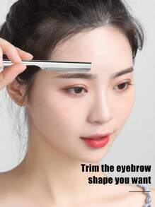 12/6/3/1 Pcs Set Eyebrow Trimmer, Multi-Function Eyebrow Groomer With Protective Cover, Razor, Makeup Remover And Depilator, Body Hair Trimmer, Exfoliator And Callus Remover, Stainless Steel Sharp Eyebrow Scissors,Giveaways,Travel,Cheap Stuff,Travel Essential - Multicolor - View 2