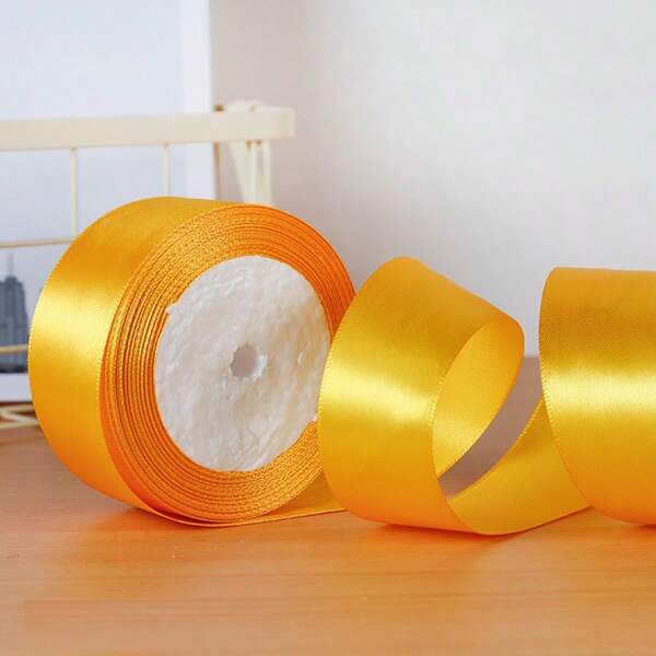 1/5 Peças Fitas Coloridas para Embalagem de Presente, Fita de Cetim, Fita de Seda, 4cm de Largura, Para Fazer Flores de Rosa Artificial, Embrulho de Presente