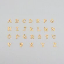 2Pcs/Set Simple Stainless Steel Initial Necklace Herringbone Choker Lip Chain Layered Chain Necklaces For Women - Yellow Gold - View 4