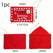 1pc Christmas Non-Woven Fabric Envelope Christmas Tree Decoration Pendant, Can Hold Candy, Christmas Greeting Card Bag, Christmas - Multicolor - View 9
