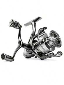 SOUGAYILANG Double Rocker Arms Aluminum Spinning Reel - High-Speed 5.0:1/4.7:1 Gear Ratio Fishing Reel, For Smooth Fishing Experience Christmas Decor