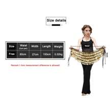 288 Coins 5 Layers Of Copper Gong Belt Belly Dance Costume Belt Wrap Belt Belly Dance Belt