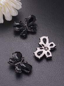 3 件多色水晶蜻蜓纽扣 - 透明玻璃合金缝纫配件，适用于毛衣、外套、围巾、鞋子等 - 蜻蜓系 - 查看 7