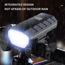 1000LM Bike Light Headlight T6 Bicycle USB Rechargeable Led Cycle Front Lights - Black - View 5