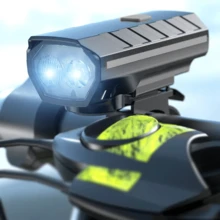 1000LM Bike Light Headlight T6 Bicycle USB Rechargeable Led Cycle Front Lights - Black - View 2