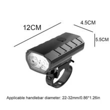 1000LM Bike Light Headlight T6 Bicycle USB Rechargeable Led Cycle Front Lights - Black - View 11