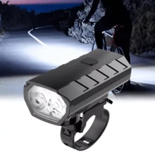 1000LM Bike Light Headlight T6 Bicycle USB Rechargeable Led Cycle Front Lights - Black - View 1