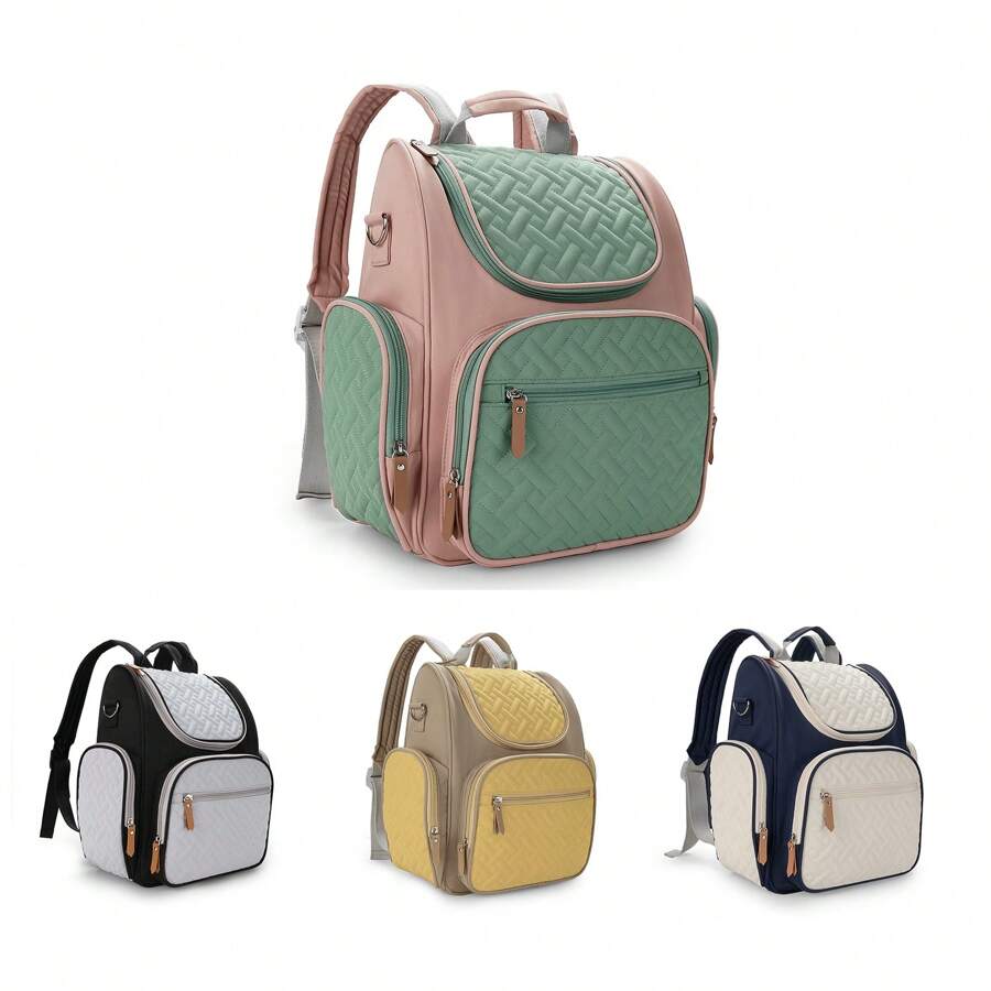 Bolso de mamá, bolso de maternidad, bolso ligero, mochila de gran capacidad - Multicolor - Ver 1