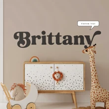 Boho Personalized Name Wall Decal, Custom Baby Name Wall Sticker, Kids Name Wall Decal, Nursery Decor, Boho Nursery Decor, Valentine's Day, Valentine's Day Decor Gifts Birthday Graduation