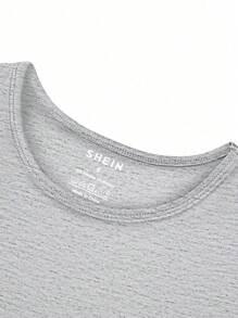 Áo thun thời trang nữ tùy chỉnh, thêm thiết kế riêng của bạn cho áo thun in cá nhân - Màu Xám nhạt - Xem 6