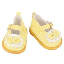 MSYO 1pair 18 Inch Doll Shoes, Cute Baby Doll Shoes, Summer Bowknot Doll Flat Shoes 7.5cm (Doll Not Included) - Multicolor - View 22