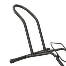 SPORTNOW Bike Floor Stand, Portable Bike Rack For 16"-29" Mountain/Road Bikes Garage Indoor Outdoor Use - Hitam - View 8