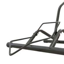 SPORTNOW Bike Floor Stand, Portable Bike Rack For 16"-29" Mountain/Road Bikes Garage Indoor Outdoor Use - Hitam - View 7