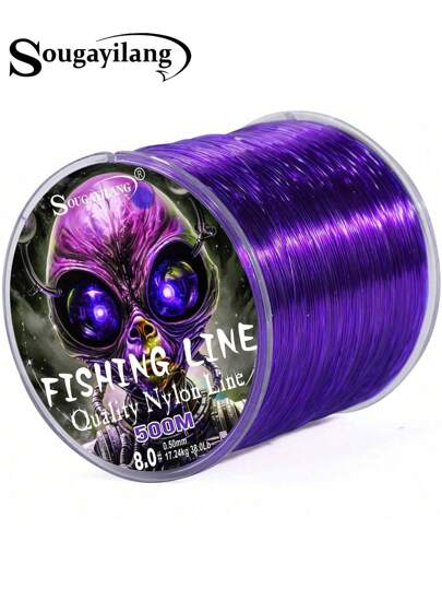 SOUGAYILANG 新款100米-500米高品质尼龙鱼线 直径：0.14毫米-0.50毫米 7磅-38磅 低吸水率 高耐磨性 适用于鲤鱼线
