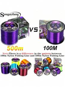 SOUGAYILANG 新款100米-500米高品质尼龙鱼线 直径：0.14毫米-0.50毫米 7磅-38磅 低吸水率 高耐磨性 适用于鲤鱼线