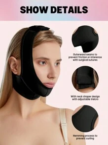 larrycard 1pc Women V Line Facial Bandage Lifting Face Shaper Straps Fajas