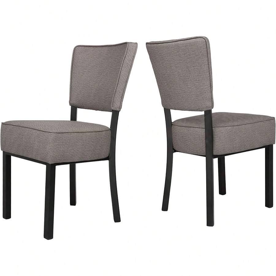 2 Piece MidCentury Modern Swivel Accent Chair With Cushioned Seat For